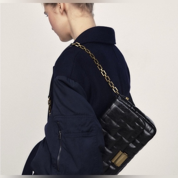 ZARA QUILTED SHOULDER BAG - Picture 3 of 11